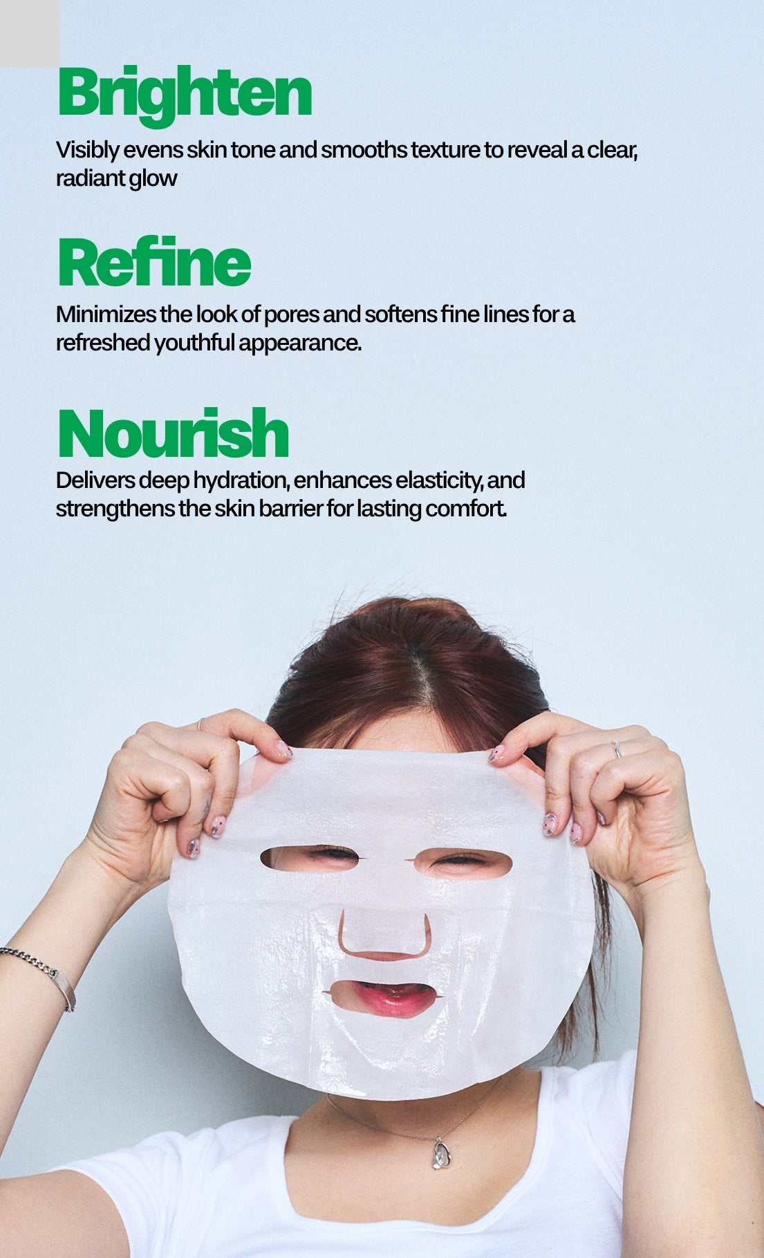SUPPURU Rejuvenating Face Mask | Hydrating & Brightening Sheet Mask for All Skin Types (26g) - T.E.R