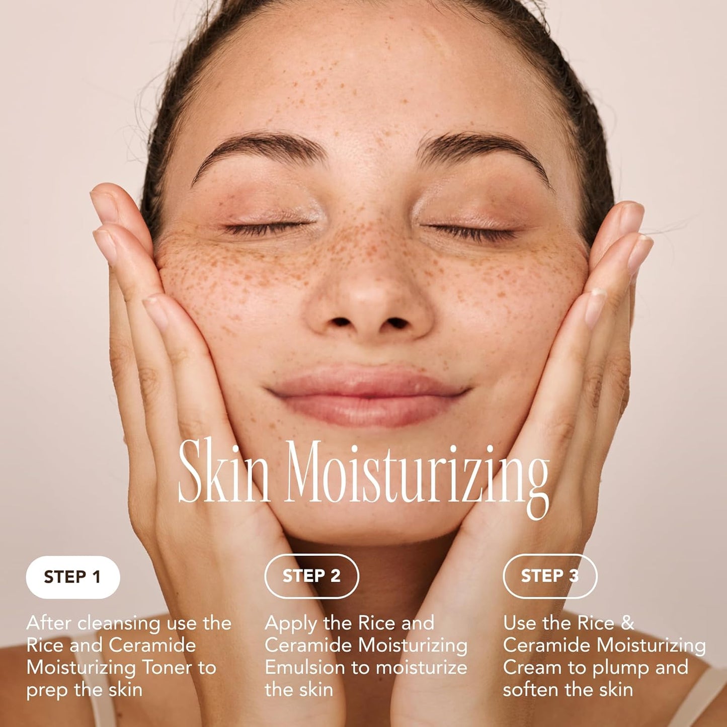 The Face Shop Rice Ceramide Moisturizing Emulsion | Lightweight Korean Moisturizer for Hydration & Brightening - T.E.R