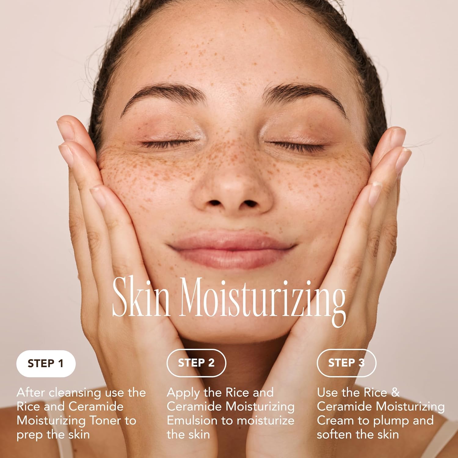 The Face Shop Rice Ceramide Moisturizing Emulsion | Lightweight Korean Moisturizer for Hydration & Brightening - T.E.R