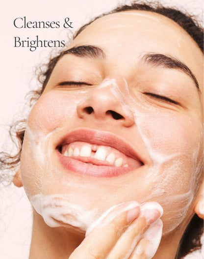 THE FACE SHOP Rice Water Bright Facial Foaming Cleanser 150ml | Brightening & Hydrating Daily Face Wash - T.E.R