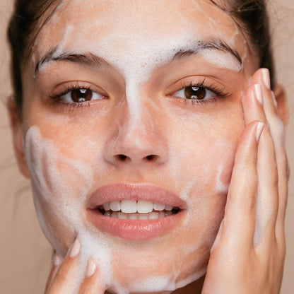 The Face Shop White Seed Exfoliating Cleansing Foam 150 mL | Brightening Micro - Scrub Face Wash for Deep Clean & Radiance - T.E.R