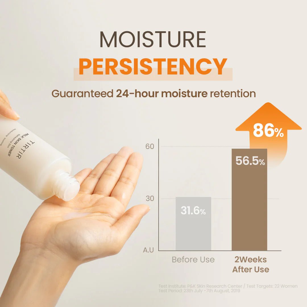 TIRTIR Milk Skin Toner | Hydrating & Brightening Milky Essence Toner for Radiant Glass Skin - T.E.R