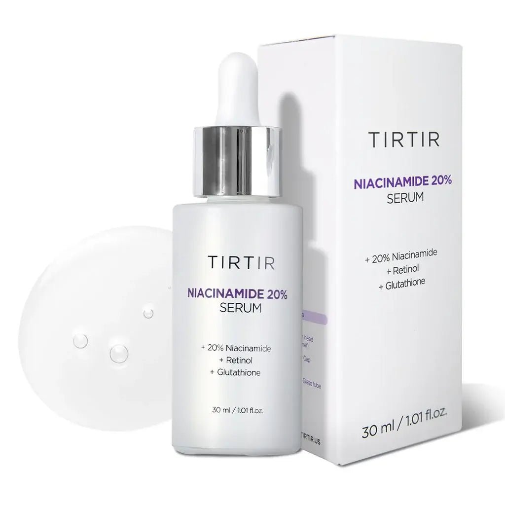 TIRTIR Niacinamide 20% Serum 30ml | Brightening & Anti - Aging Korean Skincare with Retinol & Glutathione - T.E.R
