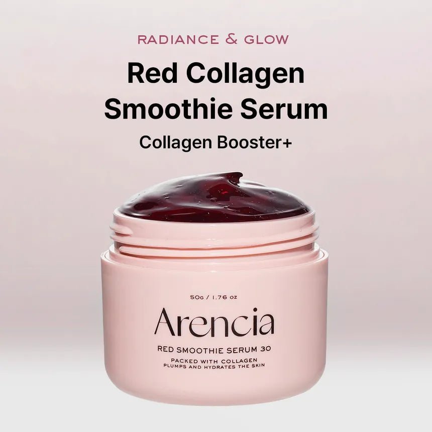 TITLE: Arencia Overnight Red Smoothie Face Mask Serum | 30% Red Collagen, Niacinamide & Peptide | Hydrating & Firming Sleeping Mask for Glowing Skin | 50g - T.E.R