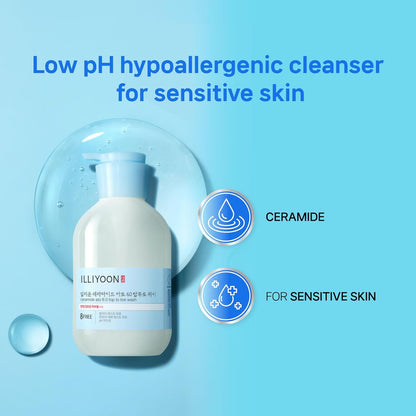 TITLE: Illiyoon Ceramide Ato 6.0 Top to Toe Wash | Gentle Baby & Sensitive Skin Cleanser | Hypoallergenic, Fragrance - Free | 500ml - T.E.R