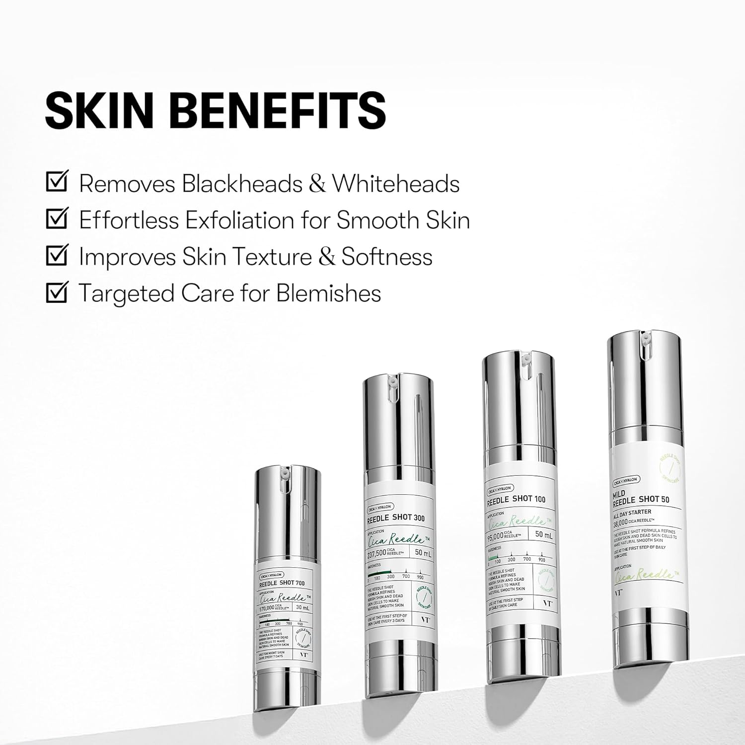 VT COSMETICS CICA Reedle Shot 300 | Advanced Exosome Night Serum - T.E.R